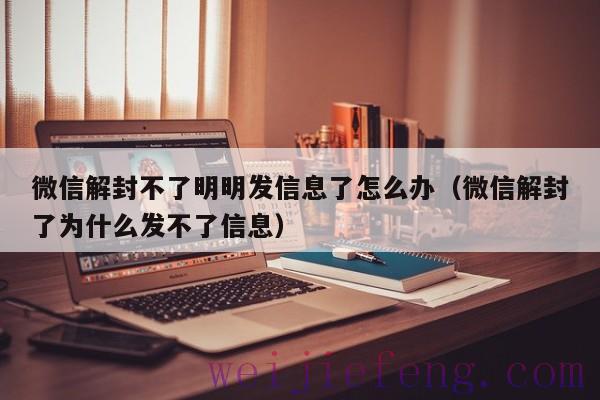 微信解封不了明明发信息了怎么办（微信解封了为什么发不了信息）