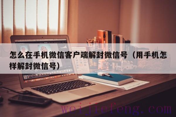 怎么在手机微信客户端解封微信号（用手机怎样解封微信号）