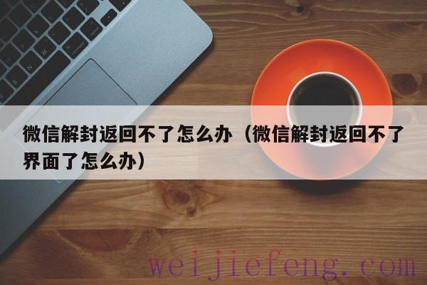 微信解封返回不了怎么办（微信解封返回不了界面了怎么办）