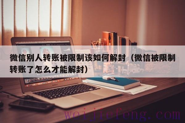 微信别人转账被限制该如何解封（微信被限制转账了怎么才能解封）