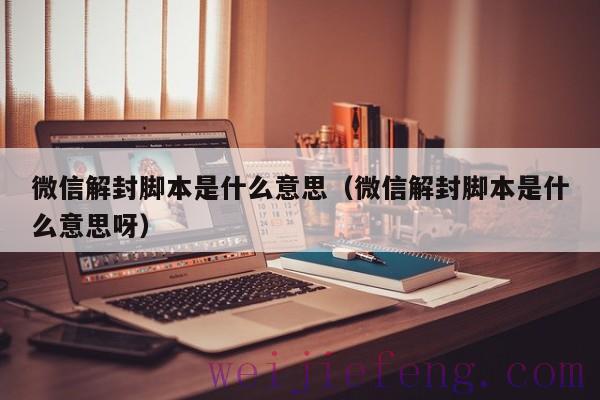 微信解封脚本是什么意思（微信解封脚本是什么意思呀）